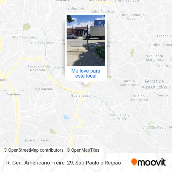 R. Gen. Americano Freire, 29 mapa
