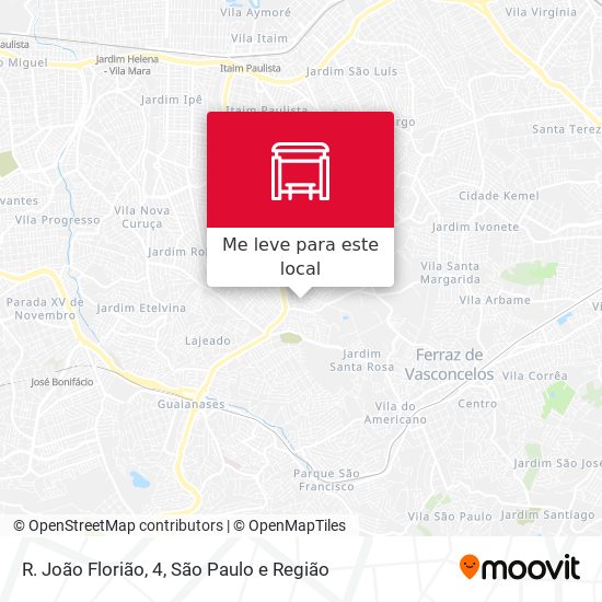 R. João Florião, 4 mapa