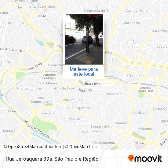 Rua Jeroaquara 39a mapa