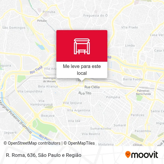R. Roma, 636 mapa
