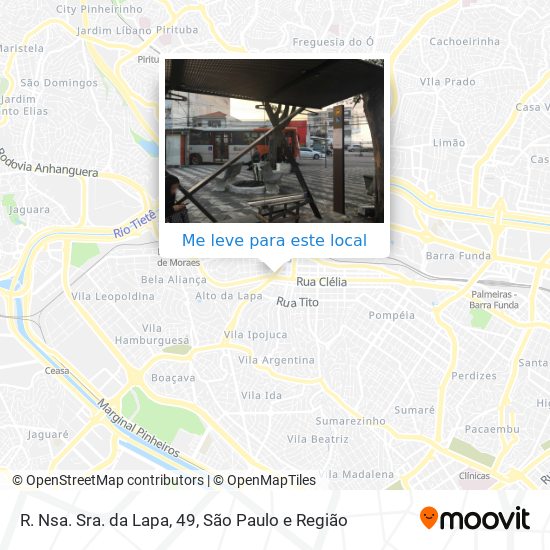 R. Nsa. Sra. da Lapa, 49 mapa