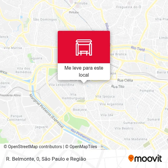 R. Belmonte, 0 mapa