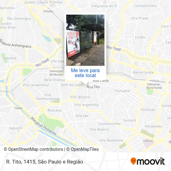 R. Tito, 1415 mapa