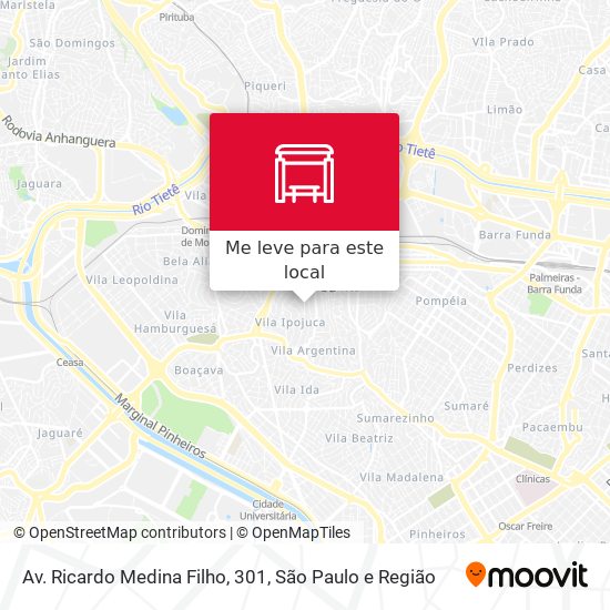 Av. Ricardo Medina Filho, 301 mapa