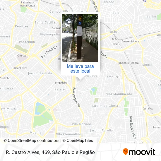 R. Castro Alves, 469 mapa