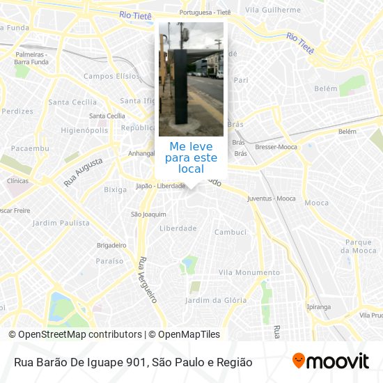 Rua Barão De Iguape 901 mapa