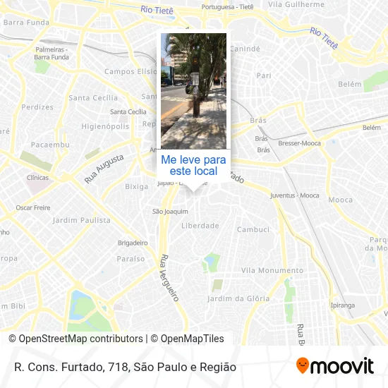 R. Cons. Furtado, 718 mapa