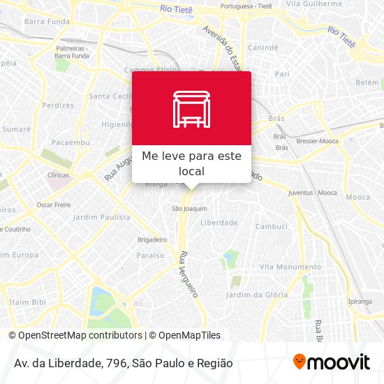 Av. da Liberdade, 796 mapa
