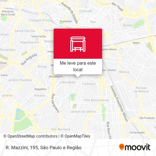 R. Mazzini, 195 mapa