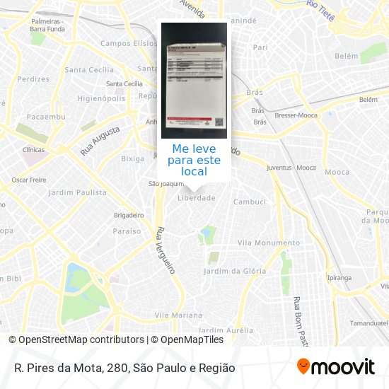 R. Pires da Mota, 280 mapa