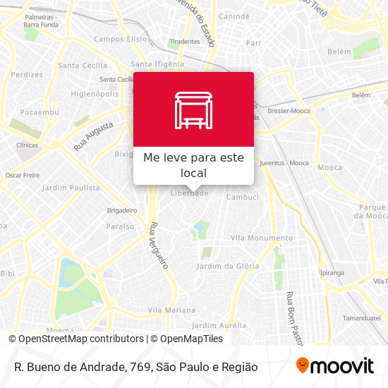 R. Bueno de Andrade, 769 mapa