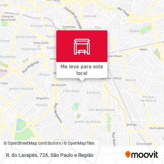 R. do Lavapés, 726 mapa