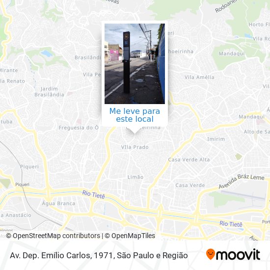 Av. Dep. Emílio Carlos, 1971 mapa