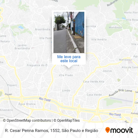 R. Cesar Penna Ramos, 1552 mapa