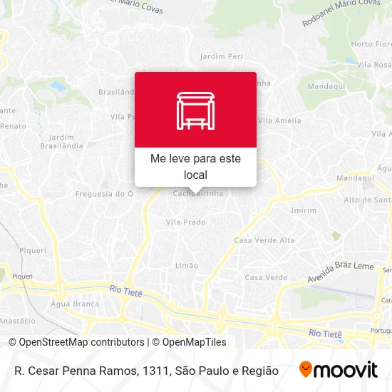 R. Cesar Penna Ramos, 1311 mapa