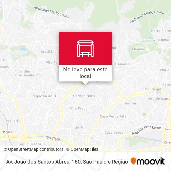 Av. João dos Santos Abreu, 160 mapa