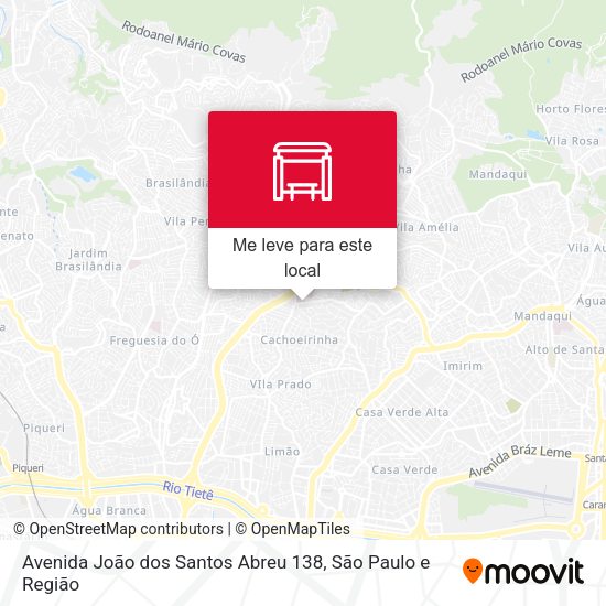 Avenida João dos Santos Abreu 138 mapa