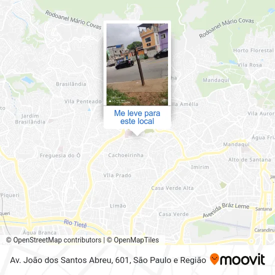 Av. João dos Santos Abreu, 601 mapa