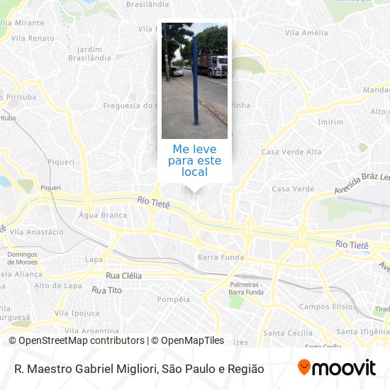 R. Maestro Gabriel Migliori mapa