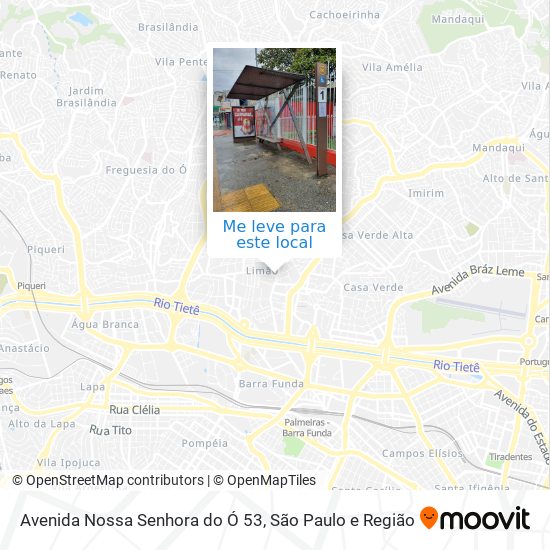 Avenida Nossa Senhora do Ó 53 mapa