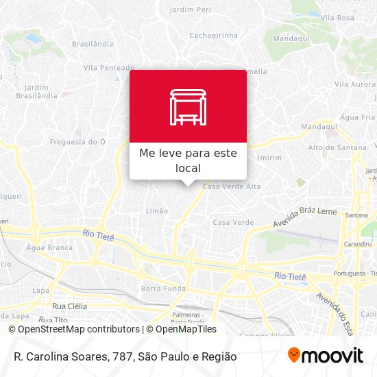 R. Carolina Soares, 787 mapa