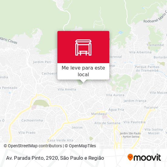 Av. Parada Pinto, 2920 mapa
