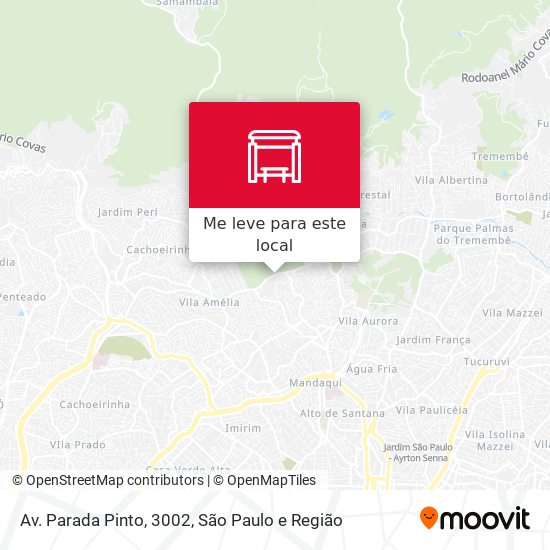 Av. Parada Pinto, 3002 mapa