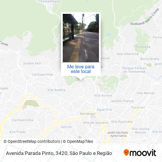 Avenida Parada Pinto, 3420 mapa