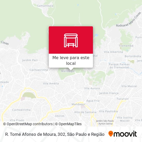 R. Tomé Afonso de Moura, 302 mapa