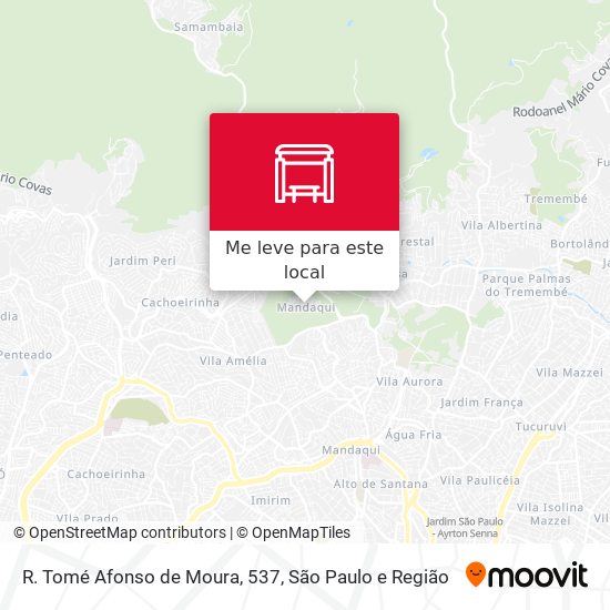 R. Tomé Afonso de Moura, 537 mapa