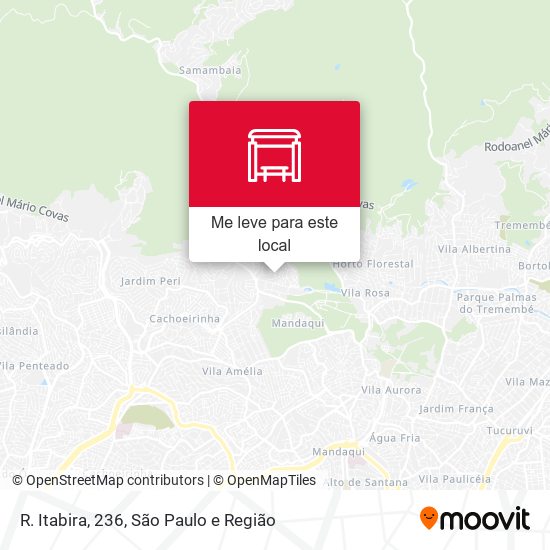 R. Itabira, 236 mapa