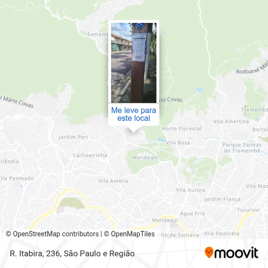 R. Itabira, 236 mapa