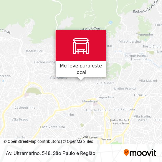 Av. Ultramarino, 548 mapa