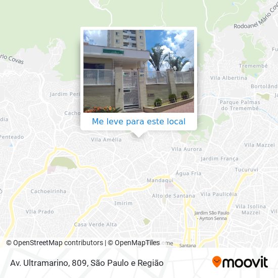 Av. Ultramarino, 809 mapa
