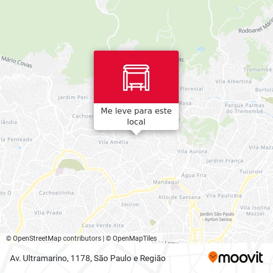 Av. Ultramarino, 1178 mapa
