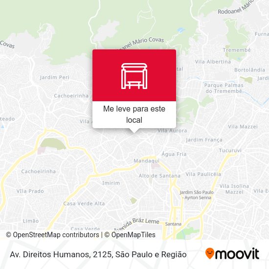 Av. Direitos Humanos mapa