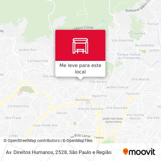 Av. Direitos Humanos, 2528 mapa