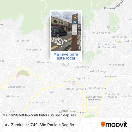 Av. Zumkeller, 749 mapa