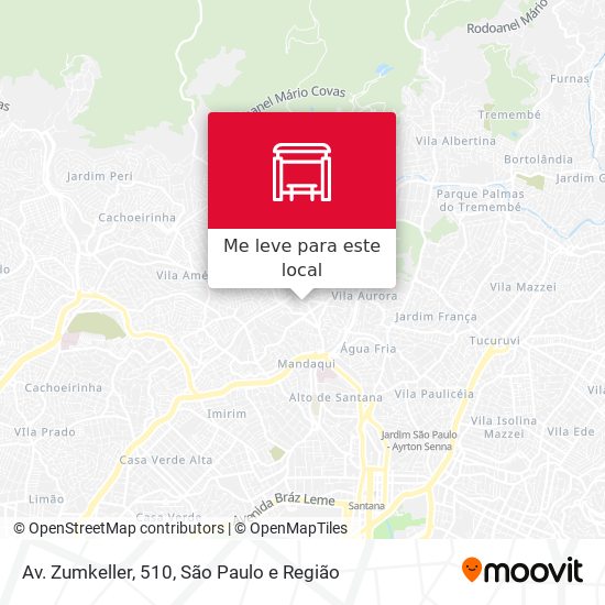 Av. Zumkeller, 510 mapa