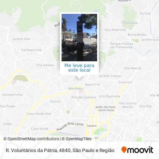 R. Voluntários da Pátria, 4840 mapa