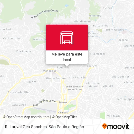 R. Larival Gea Sanches mapa