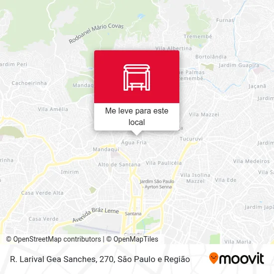 R. Larival Gea Sanches, 270 mapa