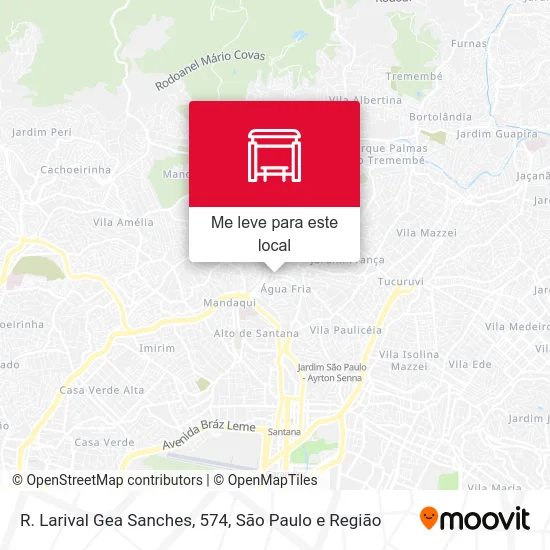 R. Larival Gea Sanches, 574 mapa