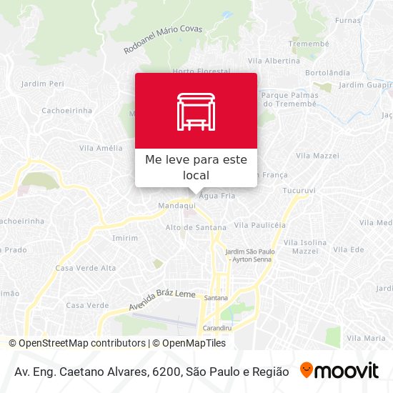 Av. Eng. Caetano Alvares, 6200 mapa