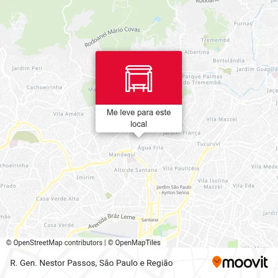 R. Gen. Nestor Passos mapa