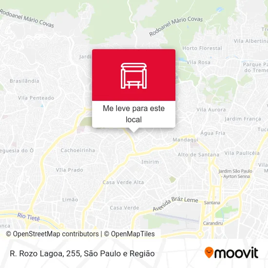 R. Rozo Lagoa, 255 mapa