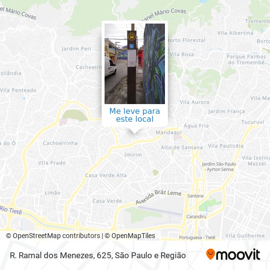 R. Ramal dos Menezes, 625 mapa