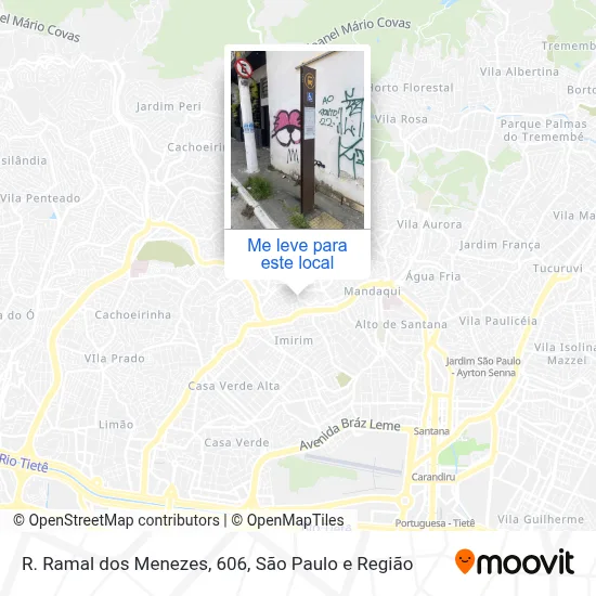 R. Ramal dos Menezes, 606 mapa