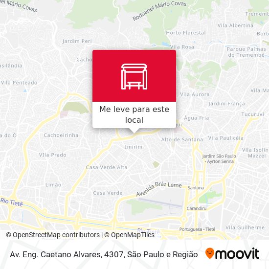 Av. Eng. Caetano Alvares, 4307 mapa