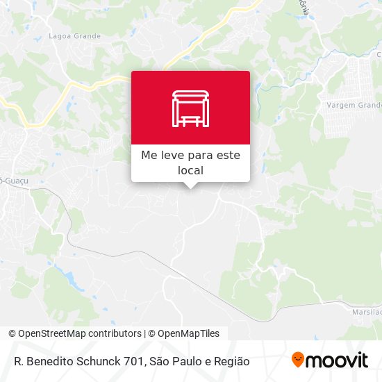 R. Benedito Schunck 701 mapa